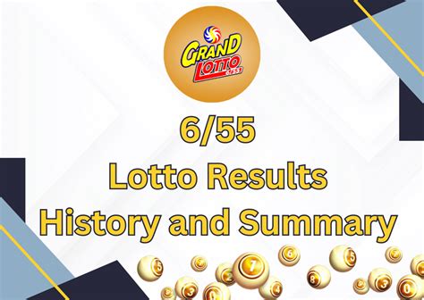 655 lotto result summary.